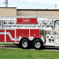 This photo shows what the new ladder truck will look like minus the El Reno Fire Department logos and wording
