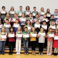 Maple A Honor roll_February 2024
