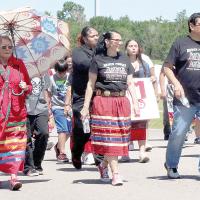 Advocates, supporters and family members walked in remembrance of loved ones