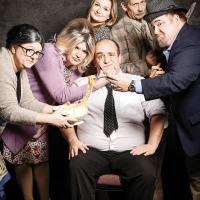 The cast of Over the River and Through the Woods