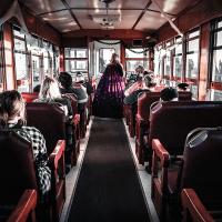 Riders on the Haunted Trolley (a.k.a. the Heritage Express) leave out of the station