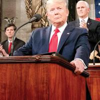 President Donald Trump at State of the Union