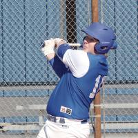 Braydon Armstrong had a potential game-tying hit spoiled by Okarche
