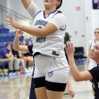 Kamryn Cook shoots a jumper in the paint