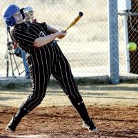 Union City’s Alexis Archer connects with a pitch