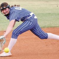 Morgan Brothers backhands a grounder