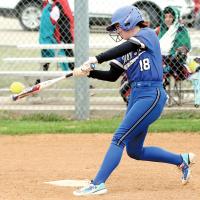 MaKenna DeLong logged four base hits in the Tigers stretch of games