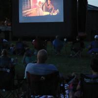 First Baptist Church recently held Movie in the Park Night