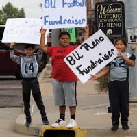 Youngsters were out last week trying to raise money
