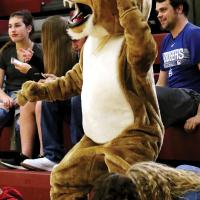 RCC's mascot breaks out in dance