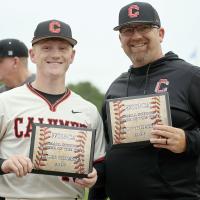 Kaleb and Cody Thiessen with their WOBCA awards