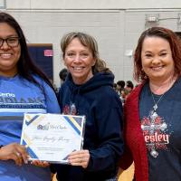Jhoana Gonzalez-Ramirez with Dr. Dorrie Parrott and Amy Neathery