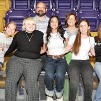 Members of the Okarche High School 2025 yearbook staff