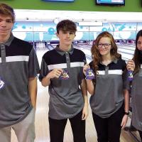 Youth bowlers - Mixed B Handicap title winners