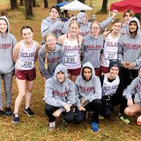 The runners who made up the two teams for Redlands Community College