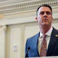 Gov. Kevin Stitt speaks during his annual State of the State Address