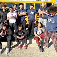 The EHS lifters who took part in the OPCA regional powerlifting meet