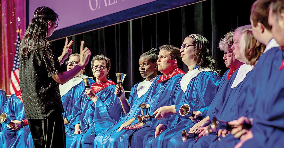 Center of Family Love Bell Choir performs_slideshow