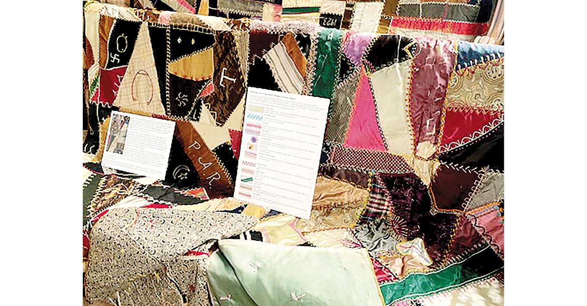 Crazy quilts on display_slideshow