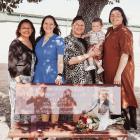 Gib Miles’ family stand behind his memorial bench