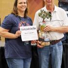 Ken Carpenter was presented his award as Outstanding Canadian County Citizen by Donna Jung