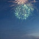 Residents lined the banks of Lake El Reno for the delayed fireworks