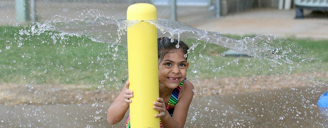 Splash pads did remain open but with safety restrictions