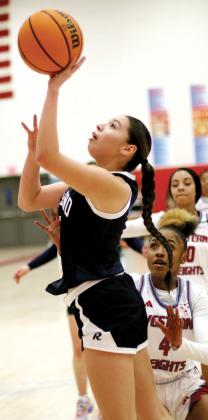 Emmary Elizondo had a key basket in the break that pushed EHS back in front of Guthrie last week
