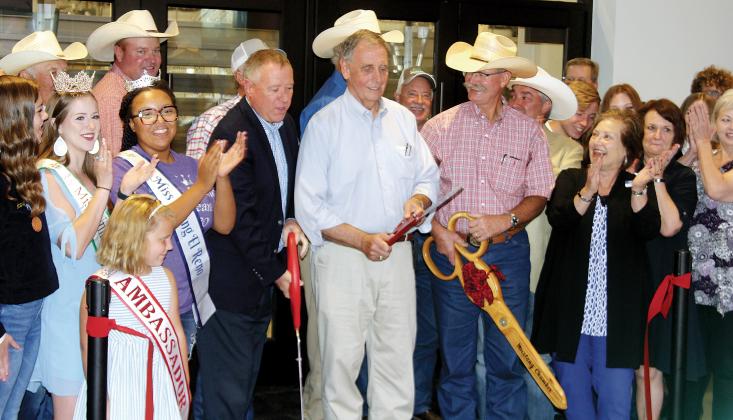 Commissioners cut the ribbon on the new Canadian County Expo and Event Center