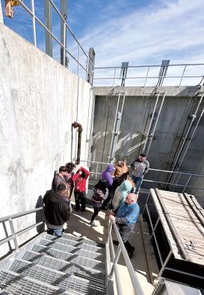 El Reno High School students tour the city’s water treatment plant