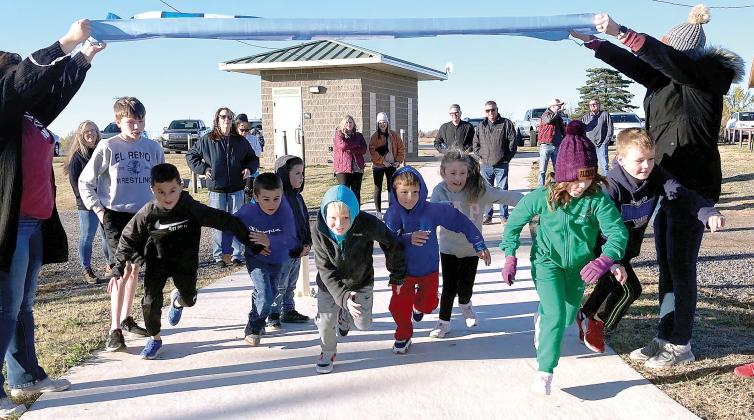 Youngsters take off for the Turkey Trot