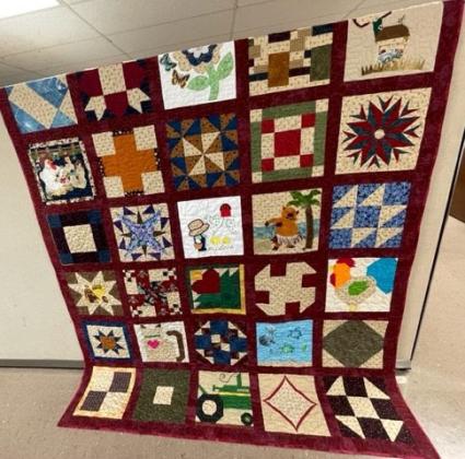 This quilt will be raffled off