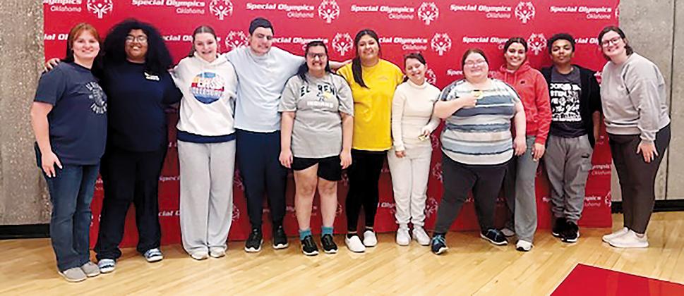 The EHS Special Olympics volleyball team