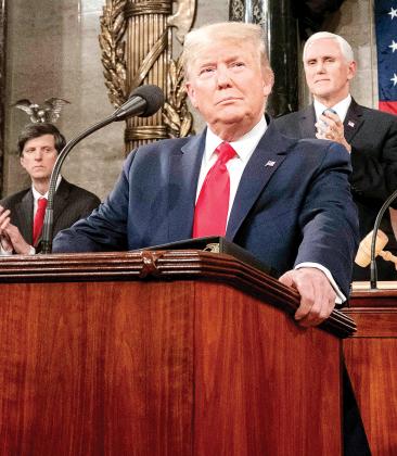 President Donald Trump at State of the Union
