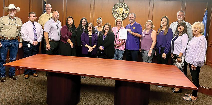 Domestic Violence Awareness Month recognized by county commissioners_story
