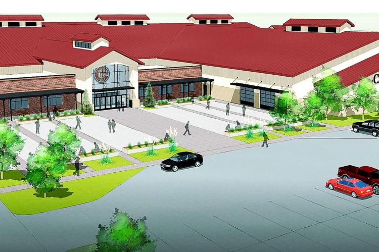 Pictured is an artist rendering of the new Canadian County Fairgrounds. - Courtesy Photo