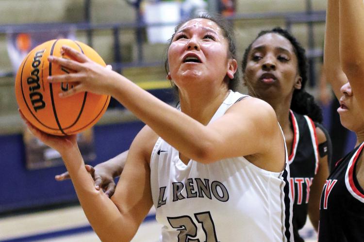 Sierra Sioux logged six defensive rebounds, three assists and two blocked shots