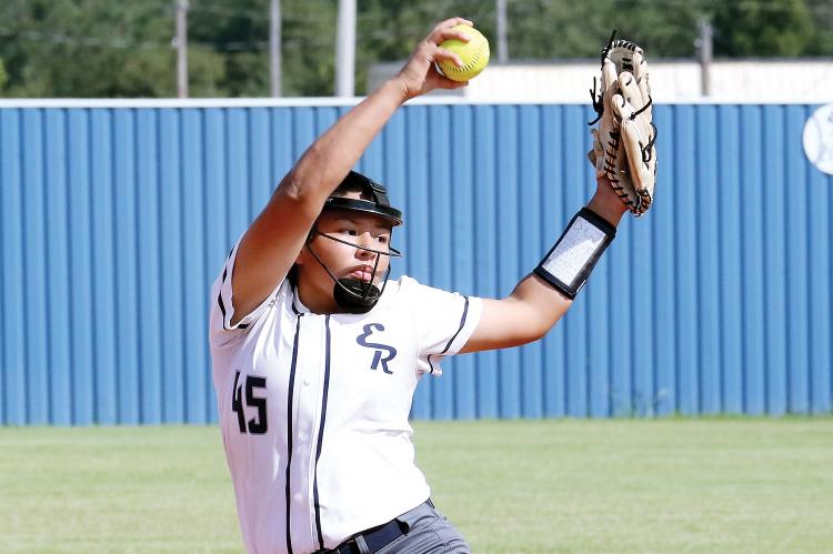 Miklyn Lumpmouth threw 17 innings over the four games of the Class 5A, Region 4 Championships