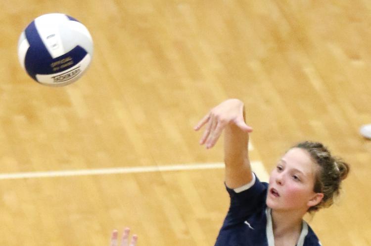 Bailey Denwalt was one of two players in double-digit kills