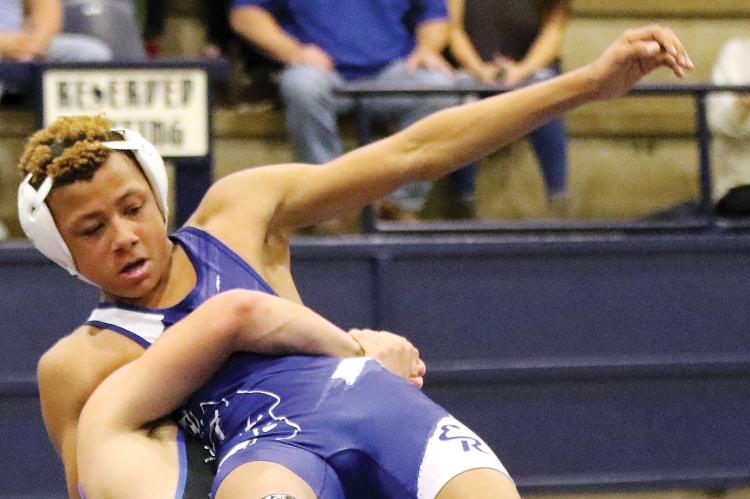 EHS wrestling_Perkins logged at least two wins