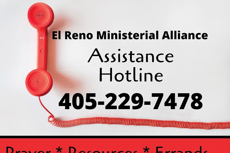 El Reno Ministerial Alliance hotline