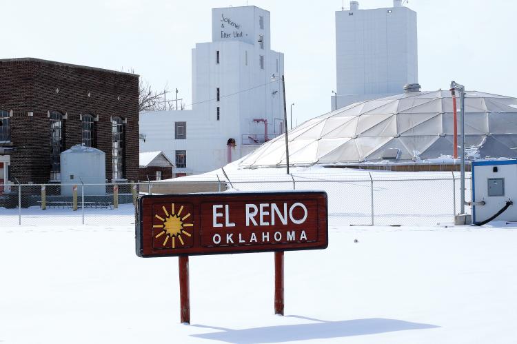 Power was cut to the El Reno water plant
