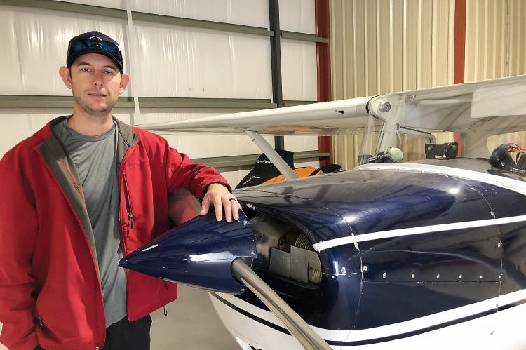 Dustin George has opened a new flight school