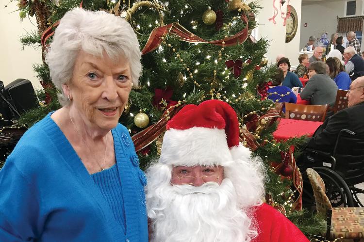 St. Katharine Christmas_Flaherty with Santa