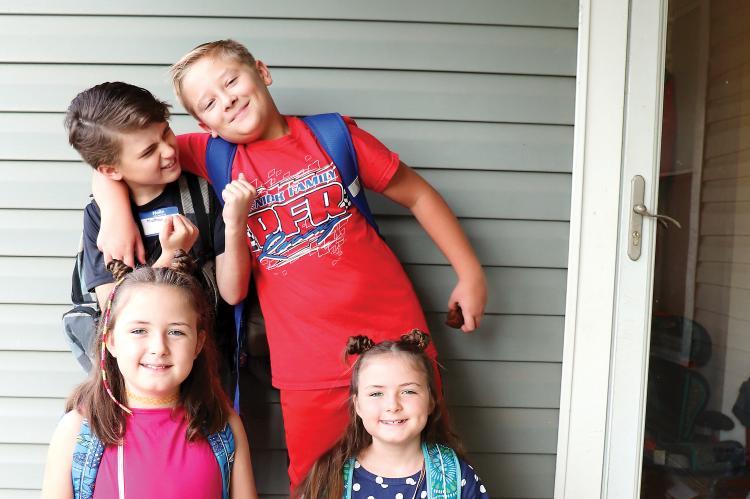 Kids ready for first day of school