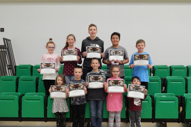 Maple School Citizenship Award winners