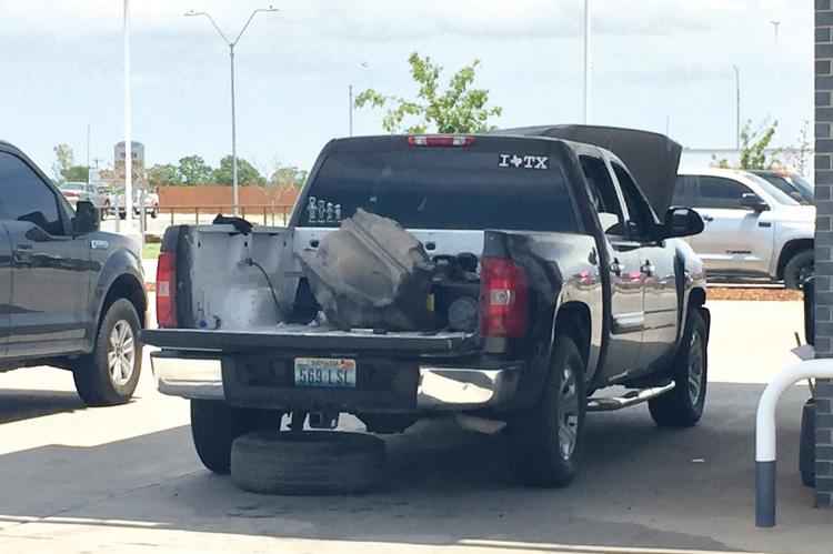 State narcotics agents found 2 pounds of meth hidden in this truck