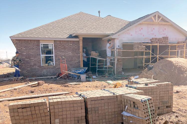 New home construction has been on a record rise in El Reno during 2023