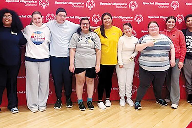 The EHS Special Olympics volleyball team