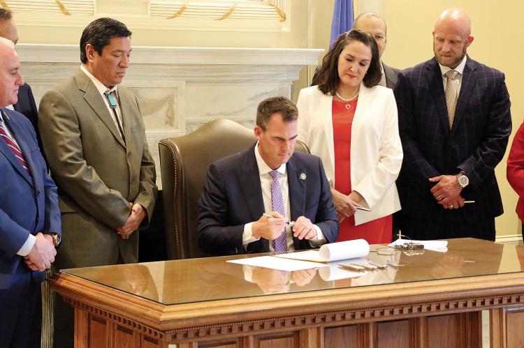 Oklahoma Gov. Kevin Stitt signed Senate Bill 172 into law